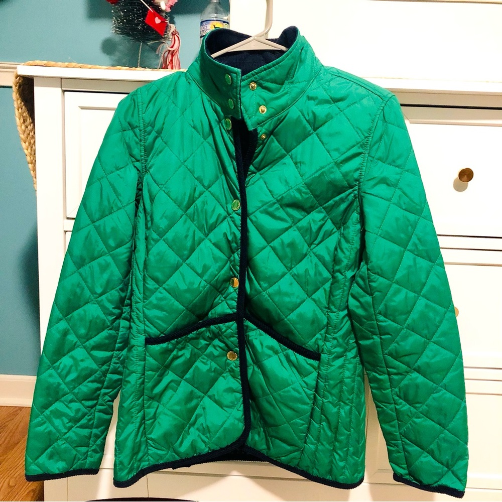 C. Wonder Green Quilted Puffer Jacket - Picture 2 of 7